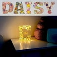 thumbnail image 5 of Tkrady Random Floral Resin Night Light, Floral Resin Letter, Pressed Flower Resin Letters with LED Light for Wife,Mother, Birthday Gift for Her, Mother's Day, 5 of 7