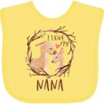 thumbnail image 3 of Inktastic I Love My Nana Boys or Girls Baby Bib, 3 of 4