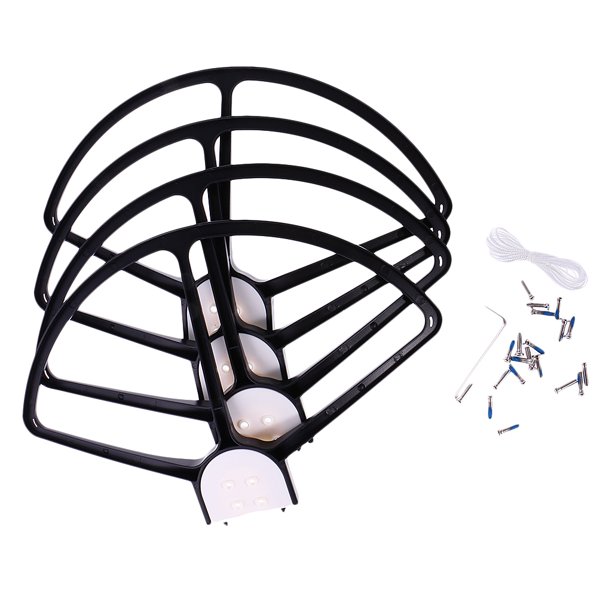 4pcs Protector de Protección de Parachoques de Hélice de Liberación Rápida Extraíble para 1 2 3 Negro Baoblaze Protector de la hélice
