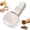 White, variant on Multi Functional Control Quantity Rice Spoon with Scale Measuring Cup Grain Flour Household Spoon Kitchen Tool,White