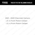 thumbnail image 2 of MAX Advanced Brakes - Brake Kit For 2021-2023 Chevy Camaro| Carbon Ceramic Brake Pad and Rotor Kit Front and Rear| Daily Driving OE Replacement Brake Rotors, 2 of 9