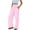 #150-Pink, variant on Cutuoiiu Women Gingham Print Smocked High Waist Wide Leg Pants with Pockets Casual Plaid Trousers Gifts