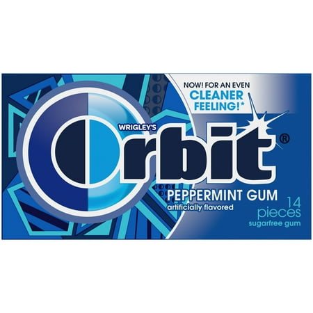 UPC 022000004864 product image for Orbit Gum Peppermint Sugar Free Chewing Gum  Single Pack - 14 Piece | upcitemdb.com
