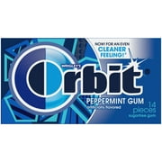 Orbit Gum Peppermint Sugar Free Chewing Gum, Single Pack - 14 Piece