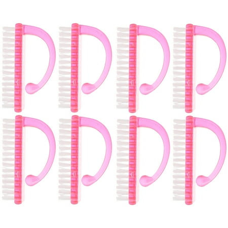 

8pcs Fingernail Scrubbing Cleaning Brushes Nail Brushes Manicure Nails Brushes