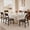 Espresso, variant on Virans Wooden Dining Chairs Set of 6,Modern Dining Chairs with Ergonomic Backrest,Kitchen Dinner Chairs for Kitchen,Dining Room,Black