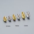 thumbnail image 2 of YHE0179 Pendientes de botón de plata esterlina S925 brillantes con hebilla de oreja de estilo de metal simple Pendientes de personalidad de celebridad de Internet de alto sentido, 2 of 6