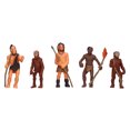 thumbnail image 2 of Juguete de figura humana, vinilo 5 pcs duradero ligero ligero simulada figura humana antigua para regalos para modelos de pinintura, 2 of 7