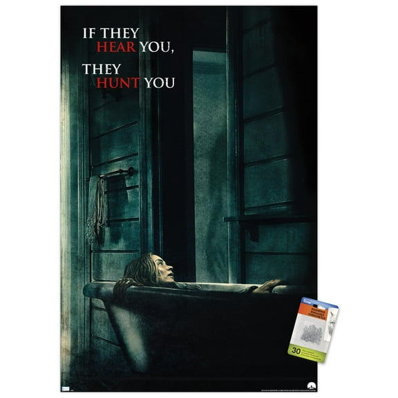 A Quiet Place - One Sheet Wall Poster with Pushpins, 22.375" x 34"