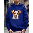 thumbnail image 3 of Mikrdoo Kid Boys Tops Cartoon Puppy Print Stylish Long Sleeve Casual Pullover Hoodies Sweatshirt For New Year Gifts, 3 of 8
