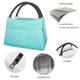 thumbnail image 4 of Disketp Blue And Turquoise Bolsa Térmica Estampada, Bolsa Térmica Aislante para Almuerzo, Playa y Campamento, 4 of 6
