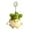 A, variant on Cute Plush Vegetable Chicken Keychain - Pink Green Squeaky Stuffed Charm Key Ring for Bag Decor, Kids Gift & Plush Lover Accessory
