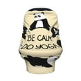 thumbnail image 2 of Fotbe Panda Doing Yoga Pattern Car Seat Covers for Babies, Nursing Breastfeeding Cover Carseat Canopy, Soft Stretchy Carrier Cover, 2 of 9