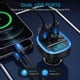 thumbnail image 3 of Transmisor FM Bluetooth para coche, kit adaptador de radio inalámbrico para coche, cargador universal para coche con carga USB dual, llamadas manos libres, reproductor de música, 3 of 5