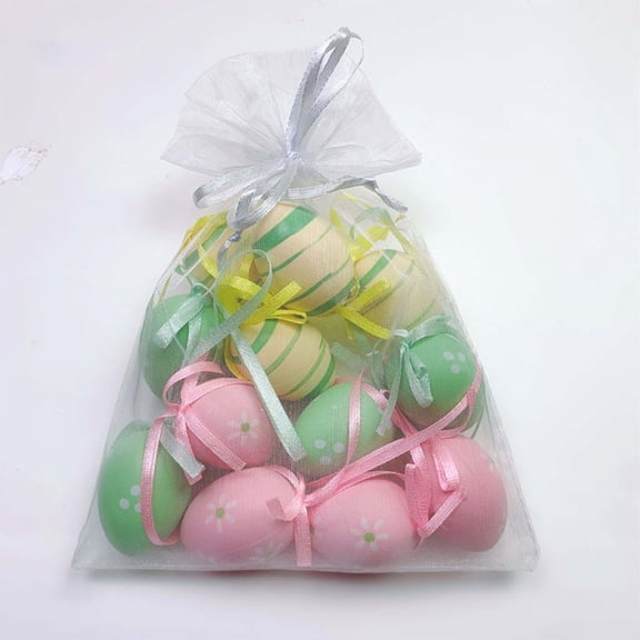 Eolstice 12pcs Easter Speckled Eggs, Easter Eggs Decorations for Party Basket Fillers, Table Setting Scatter, Egg Hunt, Spring Celebration, Decorative Fill(C)