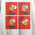 thumbnail image 2 of Sesame Street Elmo Squares Women's White Crop T-Shirt-2XL, 2 of 3