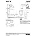 thumbnail image 3 of kohler k-3889-96 highline comfort height 1.28 gpf toilet, 10-inch rough-in, biscuit, 3 of 3