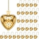 thumbnail image 1 of 30 Piezas Colador de Té Difusor de Intervalo de Té de Acero Inoxidable Filtros de Té de en Forma de Corazón con Gancho de Cadena Extendido, 1 of 5