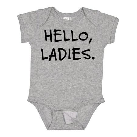 

Inktastic Hello Ladies Gift Baby Boy Bodysuit