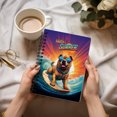 thumbnail image 3 of Retro Surfing Chinese Shar-Pei in Cool Sunglasses Hello Summer Waves Spiral Bound Journal Dog Lover 5x7in Spiral Notebook - 10001, 3 of 5