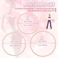 thumbnail image 3 of Exercise Fitness Hoop for Women 37 Inch Removable Adjustable Weighted Hoop Suitable for Adult Weight Loss and Home Fat Burning Exercise Workouts Gym, 3 of 6