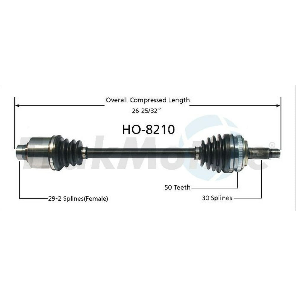 OE Replacement for 2003-2006 Acura MDX Front Right CV Axle Shaft (Base