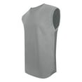 thumbnail image 2 of FNFYFH Big Tall Mens Sleeveless Shirts Black, Summer Men's Sleeveless Basketball Running Fitness Sports Round Neck Tank Top Mens $15 & Under, 2 of 7