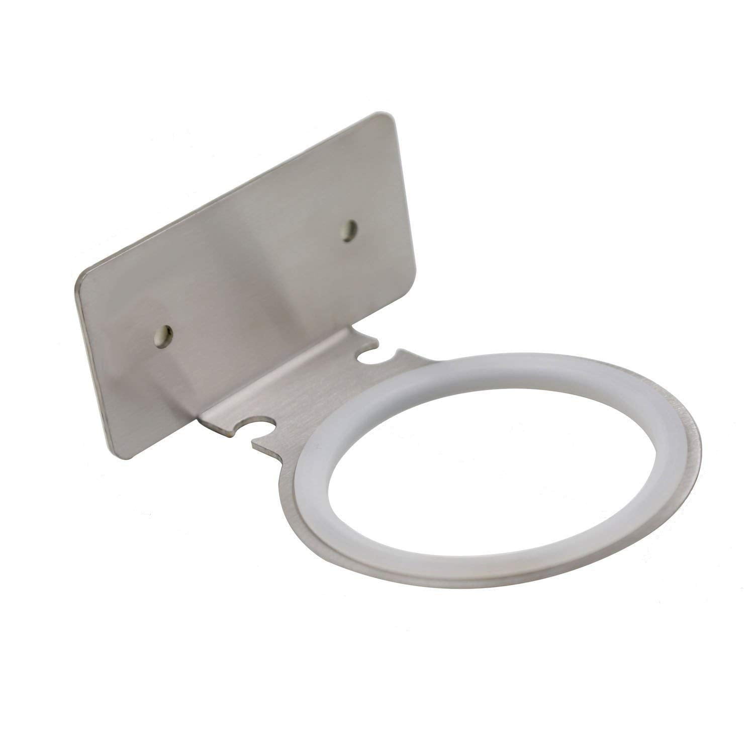 Stainless Steel Hair Dryer Holder Wall Mount 3M Adhesive Blow Dryer