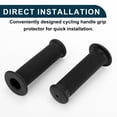 thumbnail image 6 of Unique Bargains Bike Handlebar Grips Covers 117mm Long Lightweight Bicycle End Grips Protector Black 1 Pair, 6 of 6