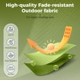 thumbnail image 6 of Alpha Joy 15ft Outdoor Patio Umbrella Extra-Large Double-Sided Garden Umbrella with Crank Handle and Base - Lime, 6 of 6