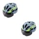 thumbnail image 2 of Eigraketly Casco de bicicleta ajustable con forro cómodo: apto para todas las formas Casco de ciclismo de PC de secado rápido Luz de seguridad Azul Claro Verde 2piezas, 2 of 6