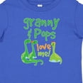 thumbnail image 4 of Inktastic Granny and Pops Grandson Dinosaur Boys Baby T-Shirt, 4 of 5