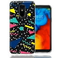 thumbnail image 1 of MUNDAZE for LG Aristo 2/3/K8 90's Swag Shapes Design Double Layer Phone Case Cover, 1 of 3