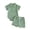 Green, variant on THDHVS Newborn Boy Outfits,Boys' Clothing Sets,Waffle Knit 2 Piece Set with Collared Short Sleeve Top and Shorts for Baby Boy Summer Casual Outfit 3-6 Months