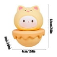 thumbnail image 3 of zdtodz Mini Tumbler Toys Cute Sheep Animal Toy,Cute Tumbler Toy Roly-Poly self-righting Doll Tumbler Bulk Toys for Boys Girls, Treasure Box Gifts Birthday Party Favors, 3 of 6