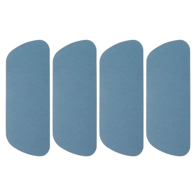 4 piezas de atrapador de goteo para refrigerador 7.8 x 3 pulgadas bandeja de goteo trapezoidal para el hogar, azul marino