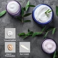 thumbnail image 2 of Frascos de cristal para crema Lil Ray, 60 ml, con tapa dorada, azul cobalto (12 unidades), 2 of 6