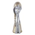 thumbnail image 4 of Estatuas modernas de resina, arte abstracto, estatua de niña de medio cuerpo, decoración abstracta dorado, 4 of 9