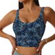 thumbnail image 1 of Balery Hawaiian Style Sujetadores deportivos con espalda cruzada para mujer, acolchados, sin costuras, de alto impacto, ideales para yoga, gimnasio, entrenamiento y fitness.-Large, 1 of 8