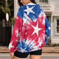 thumbnail image 3 of Uorisanigo Watercolor Womens Zip Up Hoodies Size L Warm Slight Stretch Hooded Zip up Sweatshirt Oversized Comfortable Fall Trendy Outfits, 3 of 7
