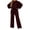 Coffee #22, variant on WULMLEO Matching Sets Women Clothing Crewneck Sweatshirts and Wide Leg Pants Fitted Sweatsuit Casual Fashion Loose Fit Gym Outfits Black M