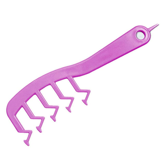 Professional Portable Home Salon Hair Z Shaped Wide Tooth Comb Detangling Styling Comb