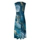 thumbnail image 2 of Vestido Corto de Verano de Moda sin Mangas con Cuello en V Impreso Vestido Casual Grande Del Doblado para Diario, 2 of 5
