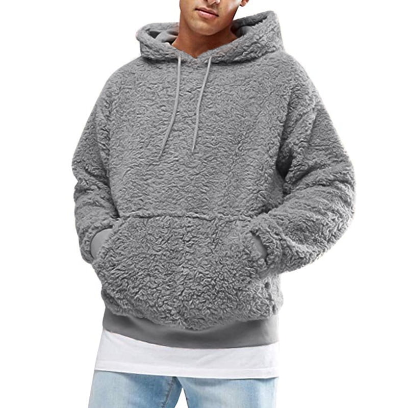 fur hooded jumper