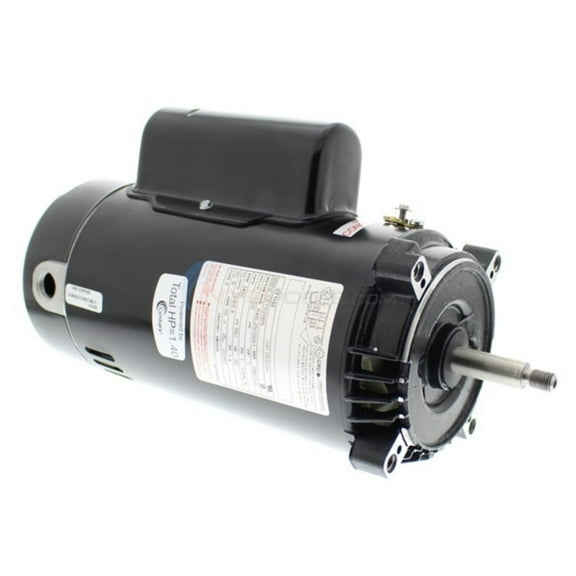 The Pool Supply Shop 1 HP Threaded Shaft Full-Rated Two-Compartment Pool Pump Motor