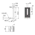 thumbnail image 3 of Support de Montage de Panneau en L Pince Solaire en Aluminium pour Module Encadré, 3 of 7