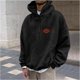 thumbnail image 1 of Sudadera con capucha para hombre, estilo casual, con cuello redondo, estampado, manga larga, blusa de poliéster, 1 of 6
