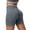 Grey, variant on Breezora Women's Seamless Color Block Yoga Shorts - Scrunch Bum Booty Lifting Gym Shorts with Tummy Control, Workout Tights