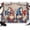 Light Beige Dark Blue, variant on 7x5ft Photo Backdrop, Independence Day Gnomes Soft Polyester Backdrop Curtains Photography Backdrops, 4th of July Red Blue Poppy Floral Brushed Background for Photoshoots Studio Video Portrait Party