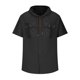 thumbnail image 4 of pstuiky camisetas de hombre, Blusa informal de manga corta con capucha, botones y bolsillo con cordón de color sólido para hombre. ropa de hombre xxxl, 4 of 6
